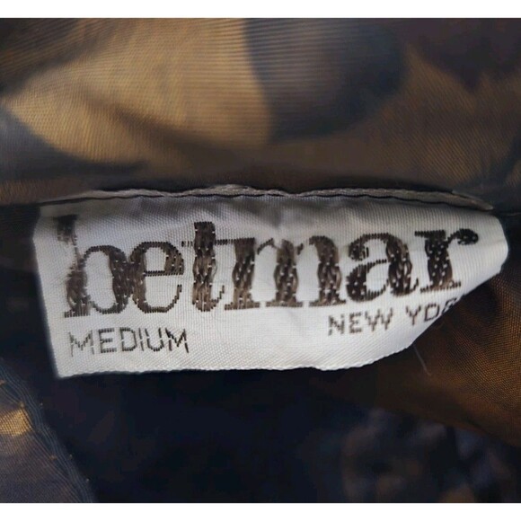 Vintage Betmar Jacket Womens M Floral Bomber Artsy Festival Fall Boho Harvest - Picture 3 of 7